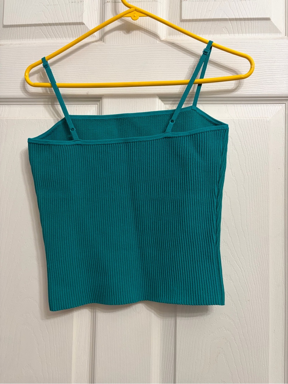 Babaton by Aritzia Teal Ribbed Tank Top - Women size Medium - Picture 2 of 3